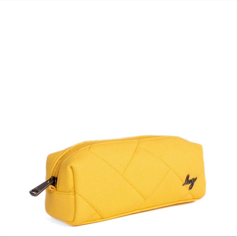 COPY - COPY - NWT Lug Jib Matte Luxe Vegan Leather Zip Pouch in Banana 🍌 - Picture 4 of 8